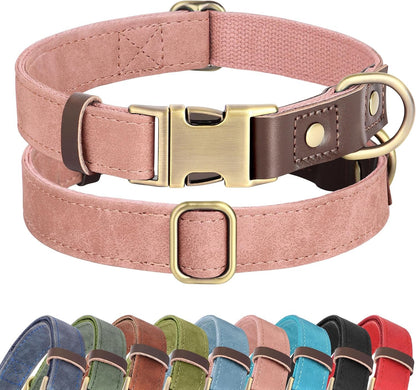 Didog PU Leather Dog Collar for Small Dogs Puppy, Soft Lining, Green S | All-Day Comfort for Daily Walks and Backyard Play, Quick Release Metal Buckle for Easy on & Off, D-Ring for Leash, Easy Clean13