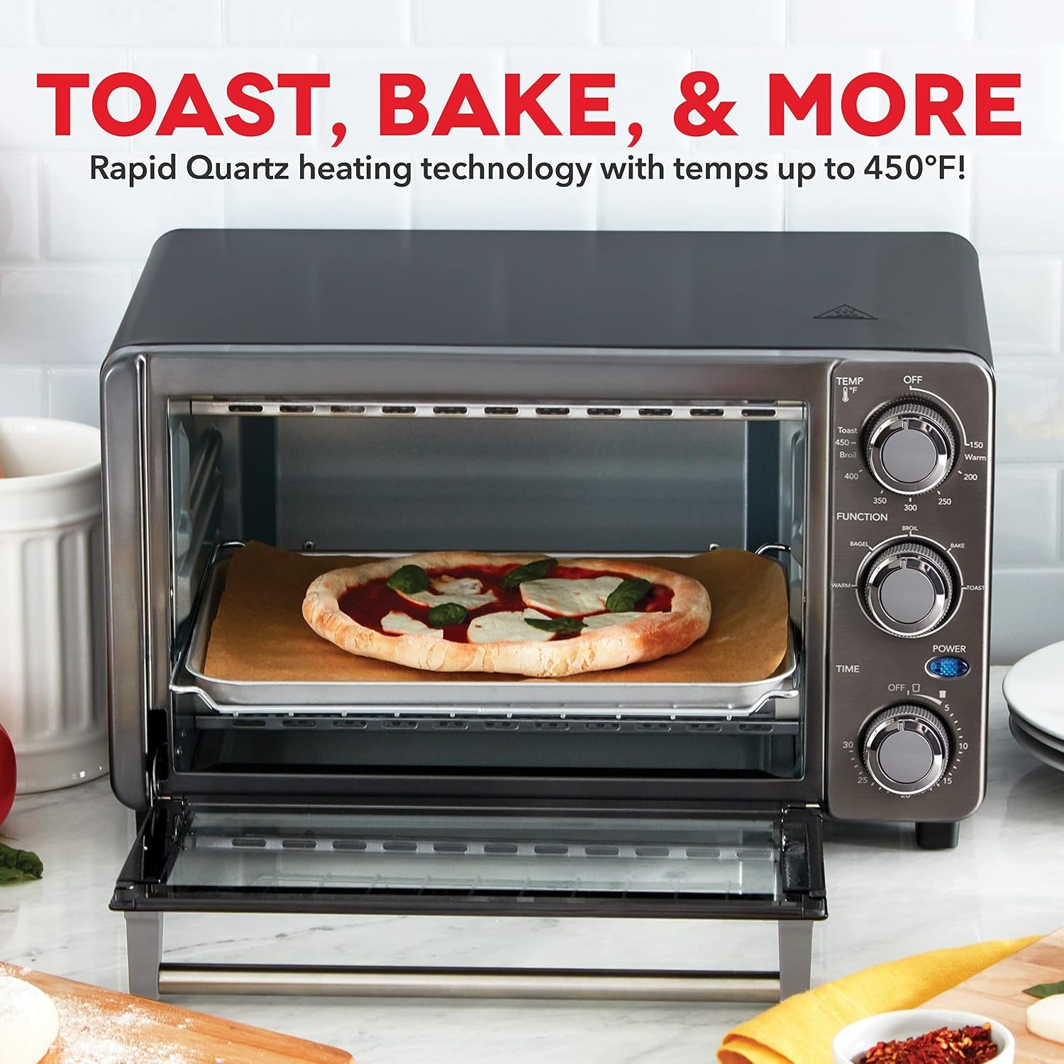 express-toaster-oven-space-saving-countertop-design-versatile-use-with-adjustable-temperature-dial-quick-heat-up-system-dishwasher-safe-accessories-bake-broil-toast-black
