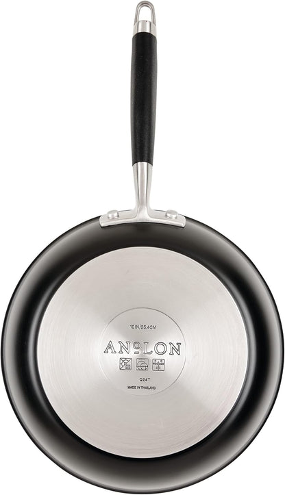 Advanced Ceramic Nonstick Pots and Pans, Induction Suitable, Dishwasher Safe, 9 Piece Cookware Set - Black with Cream Ceramic Interior11