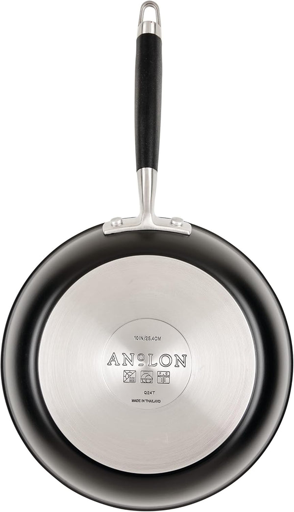 Advanced Ceramic Nonstick Pots and Pans, Induction Suitable, Dishwasher Safe, 9 Piece Cookware Set - Black with Cream Ceramic Interior11