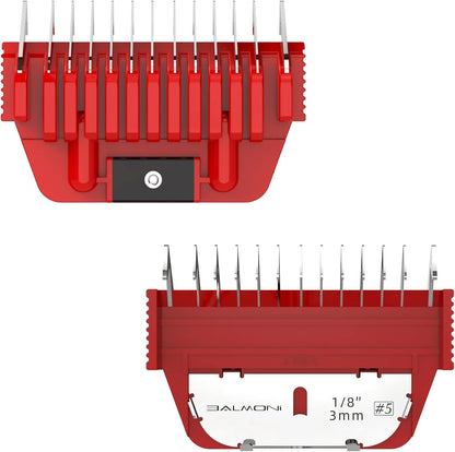 Stainless Steel A5 Wide Guide Comb – Metal Attachment for A5 Wide Blades, Compatible with Wahl KM, Andis, Oster, Heiniger – Smooth & Durable Grooming Guard (6Mm - 1/4")12