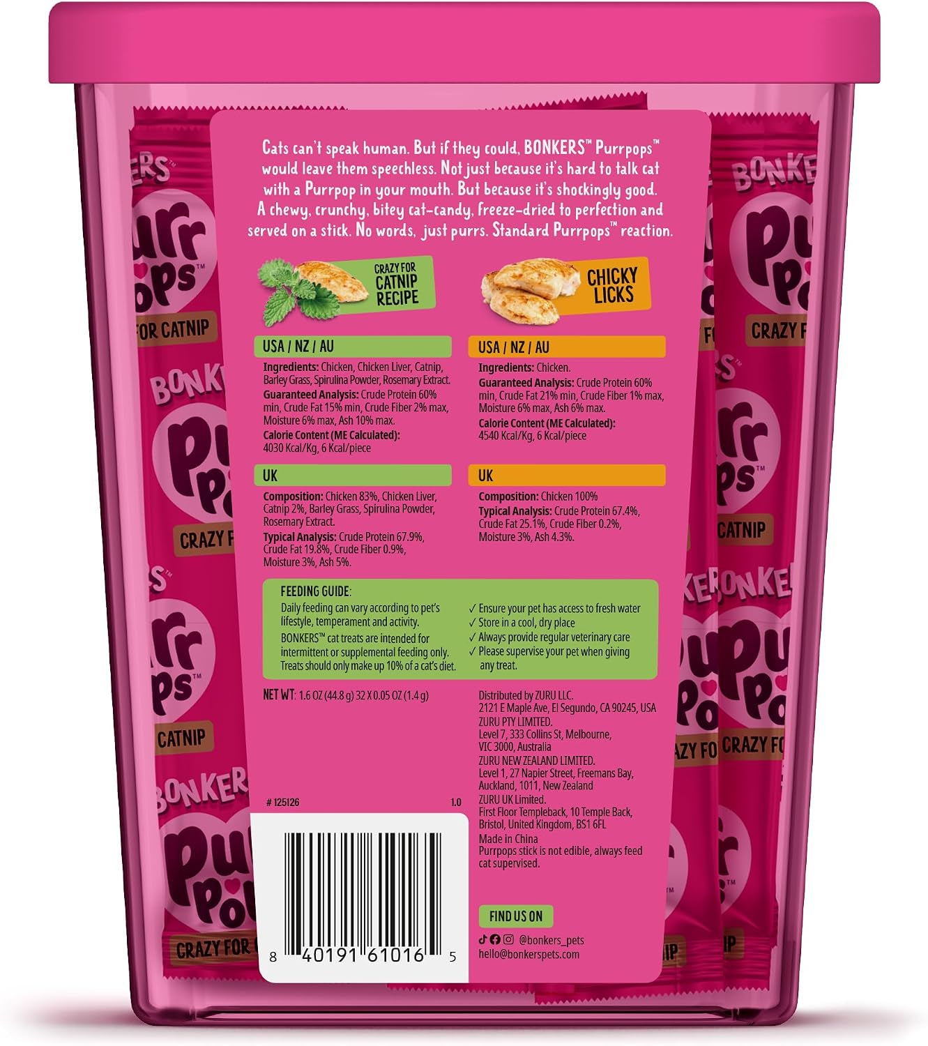 bonkers-purrpops-freeze-dried-chicken-catnip-flavor-lollipop-cat-treats-healthy-single-ingredient-treats-training-treats-or-food-topper-for-all-breeds-and-ages-value-pack-32-pieces
