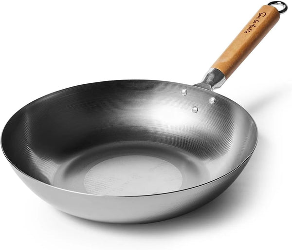 Sur La Table Carbon Steel Wok, Gray1