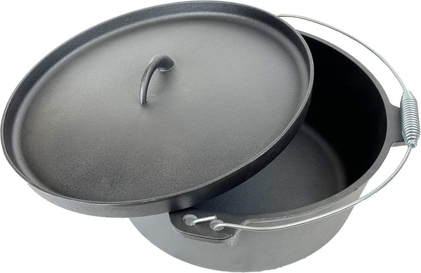 Cast Iron Seasoned Dutch Ovens (12QT)3