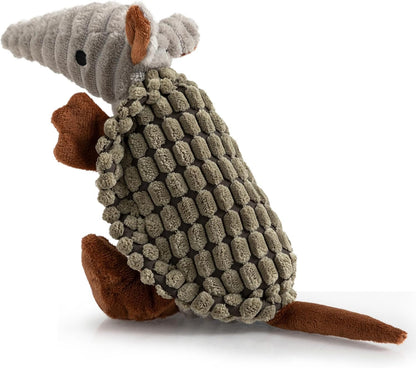 Hollypet Plush Squeaky Armadillo Chew Dog Toy for Small Medium, 8" | Cute Stuffed Armadillo Toy with Unique Grunt Squeaker & Textured Fabric for Teeth Cleaning. Great for Small & Medium Dogs19