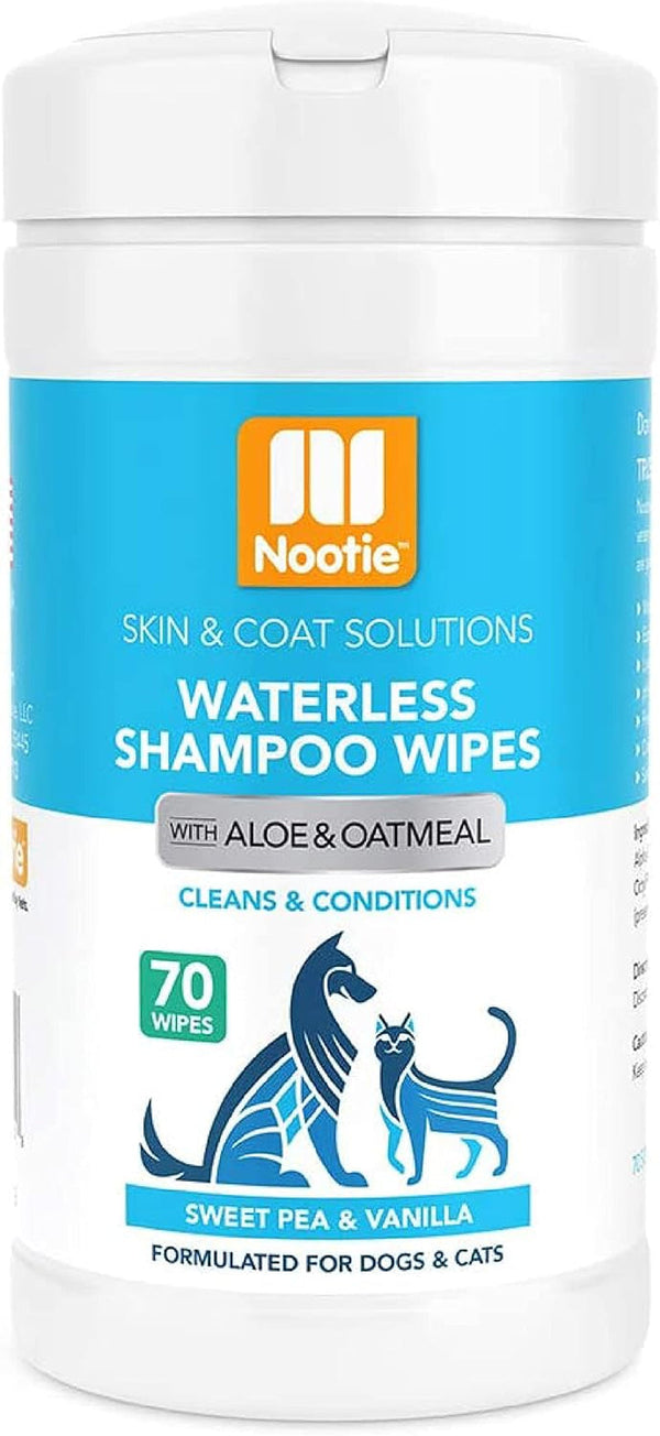 Nootie Waterless Shampoo Wipes for Dogs & Cats - Long Lasting Japanese Cherry Blossom Fragrance - Sold in over 10,000 Vet Clinics and Pet Stores Worldwide, Made in USA - 70 Count7