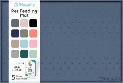 Dog Food Mat - Raised Edges Dogs Mat for Food and Water Prevent Spill, Waterproof Cat Food Mats Protect Floors, Easy Clean Dog Bowl Mats for Food and Water, Silicone Pet Feeding Placemats27