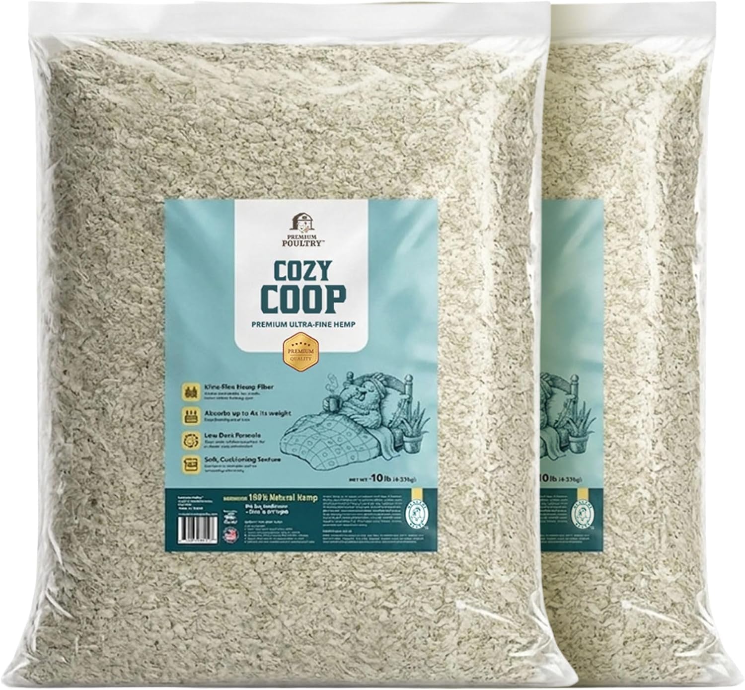 cozy-coop-siftable-no-dust-hemp-bedding-10lb-made-in-usa-super-fine-low-dust-highly-absorbent-reduces-coop-odor-ideal-for-deep-litter-nesting-boxes-brooders