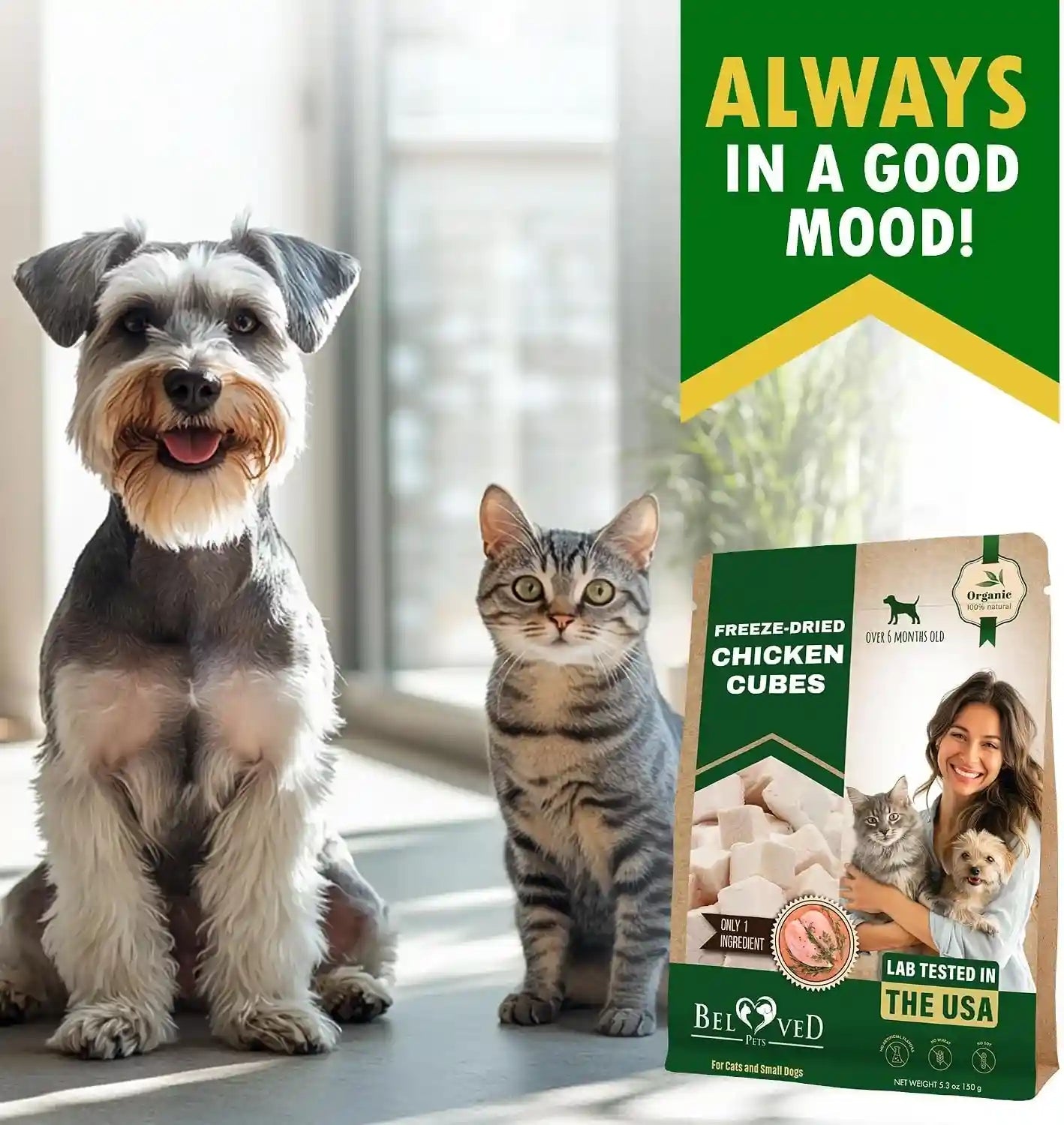 beloved-pets-dog-cat-treats-freeze-dried-chicken-cubes-5-3-oz-all-natural-meat-raw-pet-food-human-grade-high-protein-snacks-grain-free-jerky-chews-for-cats-and-small-dogs