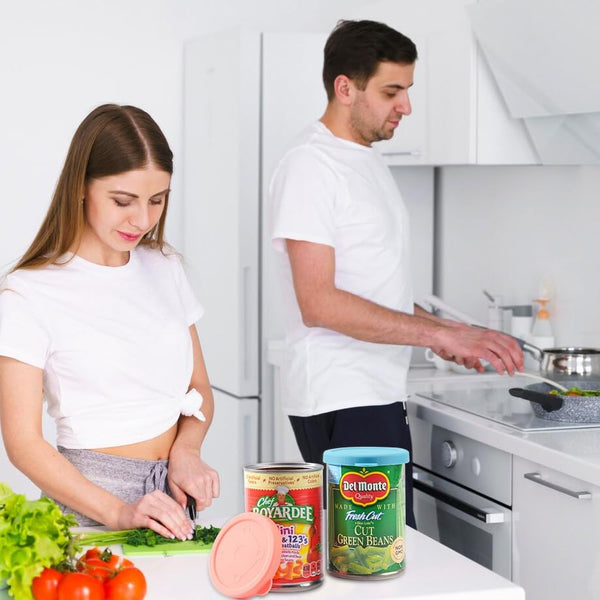 2Pcs 3.0-Inch Silicone Can Lids for Chef Boyardee | Van Camp'S | Goya | Bush'S Best | Farmer'S Market Can, Can Cover for Canned Goods, Soup Can Cap, Fit Most Standard Size, Dishwasher Safe (Lids ONLY)7