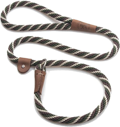 Mendota Pet Slip Leash - Dog Lead and Collar Combo - Made in the USA - Mocha, 3/8 in X 6 Ft - for Small/Medium Breeds25