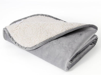 Waterproof Blanket for Dogs - Pet Throw as Furniture Protector | Cozy Sherpa & Smooth Velvet, Reversible and Machine Washable, for Couch and Bed, 60"X80", Dark Grey13