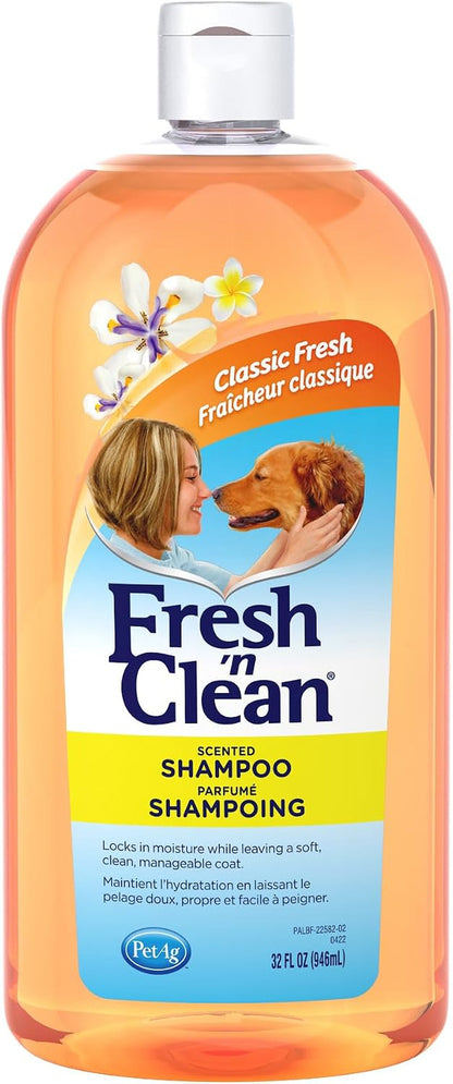 Pet-Ag Fresh ’N Clean Scented Shampoo, Classic Fresh Scent - 18 Oz - Moisturizes with Vitamin E & Aloe Vera - Strengthens & Repairs Coats - Soap Free6