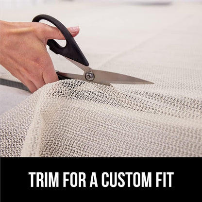 GORILLA GRIP Non Slip Mattress Gripper, 54X72 Queen, Prevents Mattresses from Sliding on Box Spring for Secure Fit, Pads Grip Cushions and Help Reduce Slipping, Breathable Design, Easy Trim Pad, Gray7