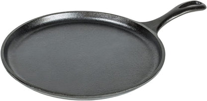 Pre-Seasoned Cast Iron Griddle with Red Handle Holder, 10.5 Inches | Includes Red Silicone Handle Holder, Heavy Duty Flat Cooking Pan for Breakfast Favorites & Everyday Cooking3