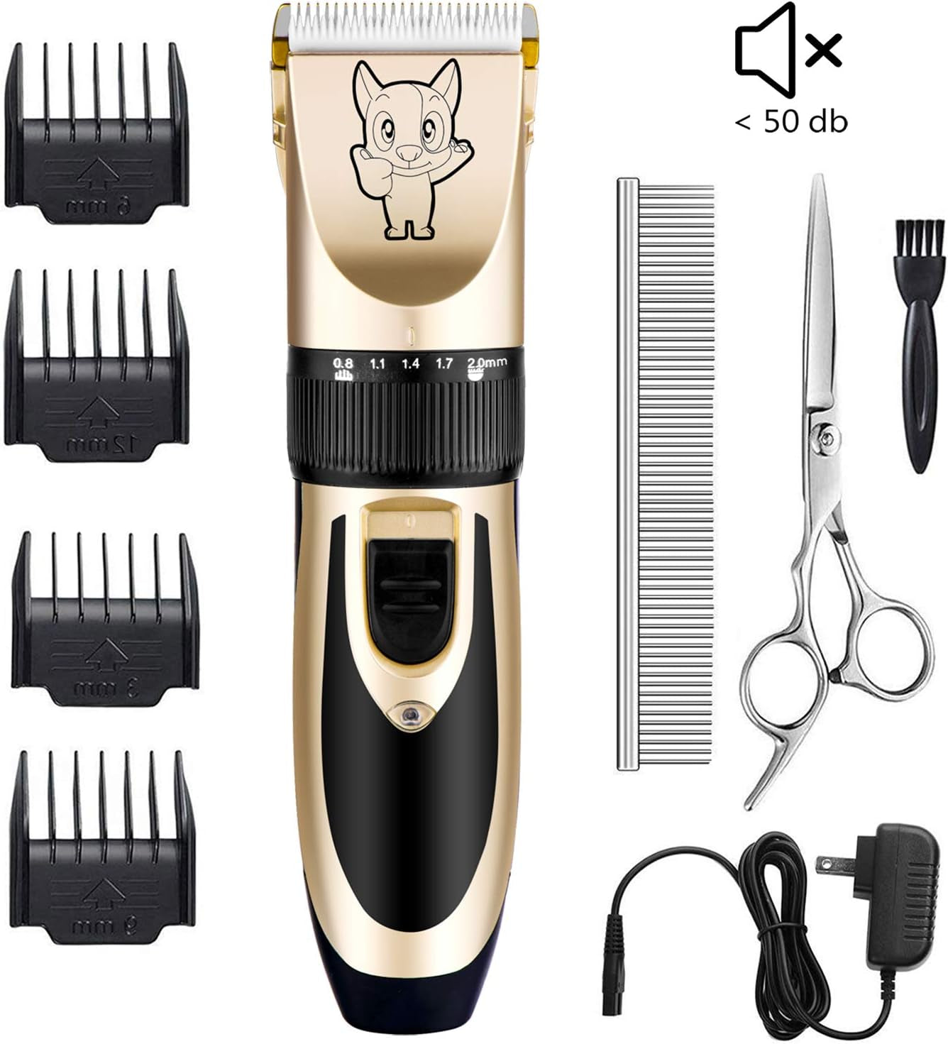 highdas-dog-clippers-for-grooming-low-noise-cordless-electric-dog-grooming-kit-clippers-rechargeable-quiet-dog-shaver-pet-hair-trimmer-kit-for-dogs-cats-gold