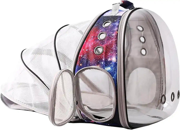 Expandable Pink Cat Backpack Carrier, Fit up to 12 Lbs, Space Capsule Clear Bubble Window Pet Carrier Backpack for Kitten Bunny Rabbit and Small Puppy15