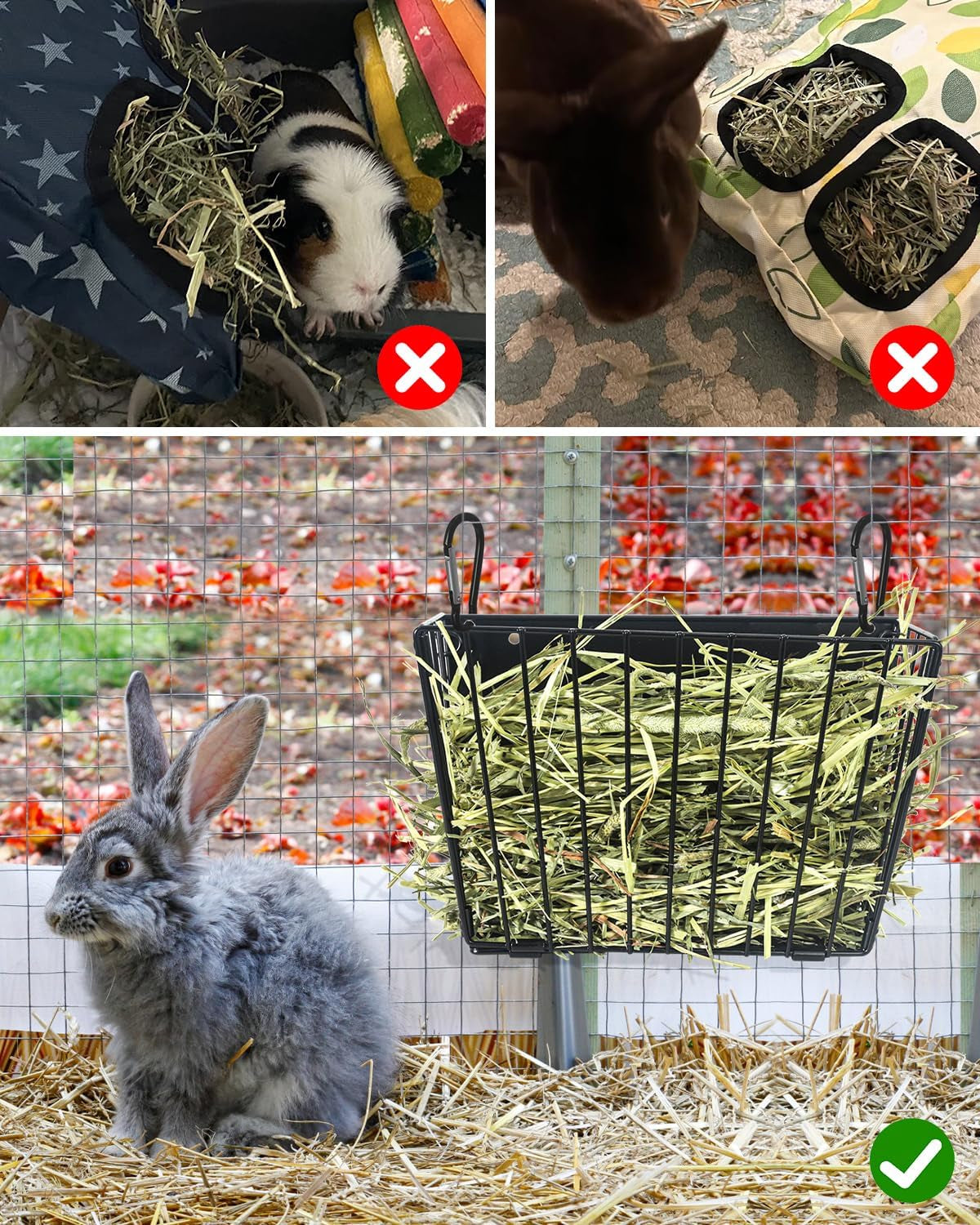x-large-rabbit-hay-feeder-guinea-pig-hay-feeder-metal-frame-bunny-hay-holder-guinea-pig-hay-holder-for-bunny-guinea-pigs-chinchillas-small-animals-1-pack