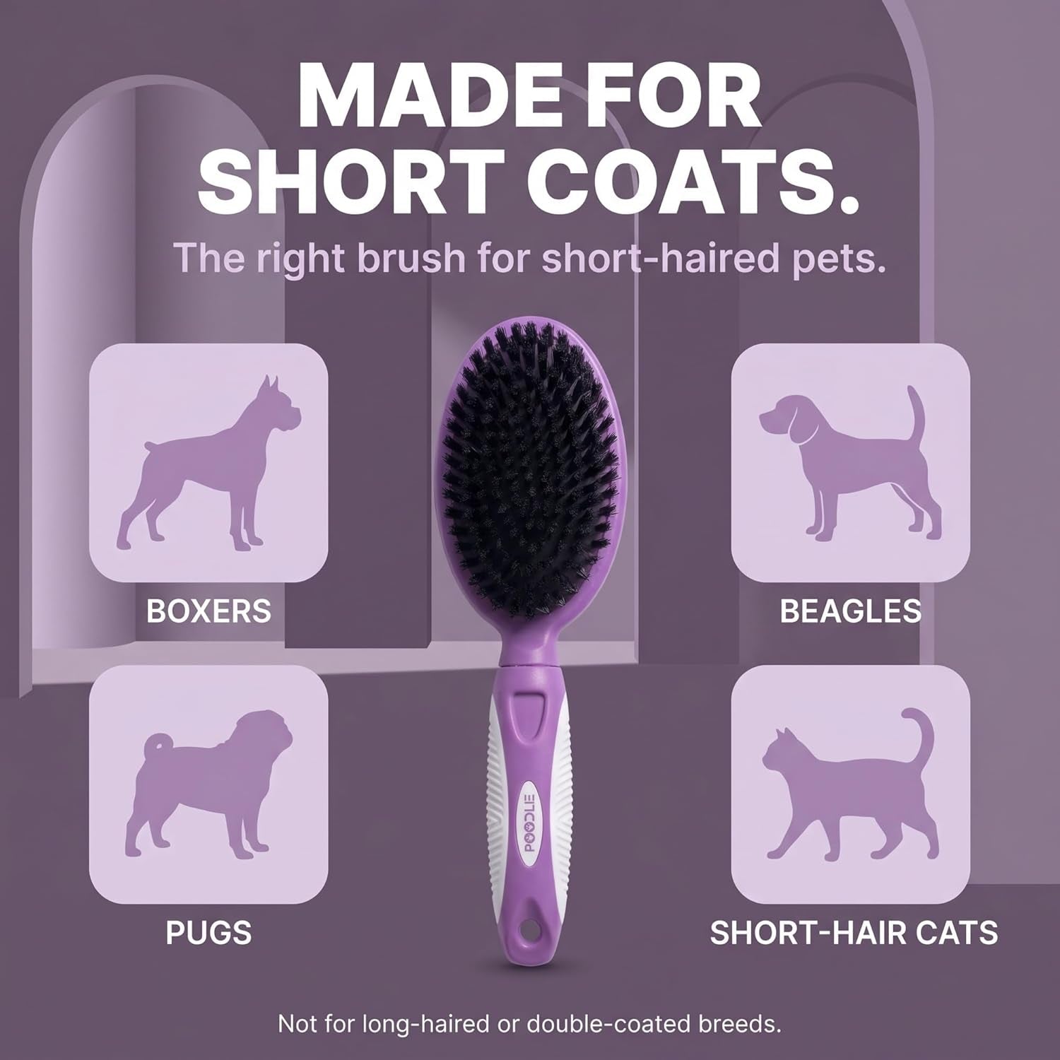 soft-bristle-dog-brush-for-short-haired-cats-or-dogs-firm-bristles-to-remove-dust-dirt-and-loose-fur-hook-and-rubber-handle