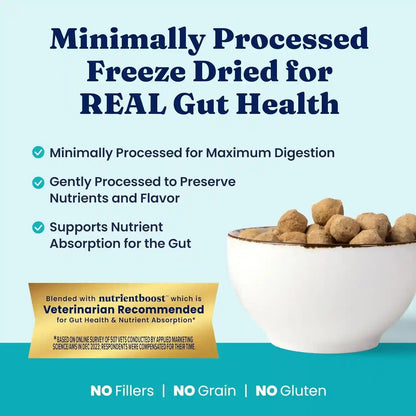 Solid Gold Freeze Dried Dog Food - W/Real Beef, Pumpkin & Superfoods - Freeze Dried Raw Dog Food Toppers for Picky Eaters to Serve as a Nutrient-Dense Meal Topper or High Protein Treats - 1.5Oz2