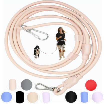 9-In-1 Hands Free Dog Leash Crossbody/Waist Blue Small Dogs | Adjustable, Waterproof No-Pull Dog Collar/Harness/Leash Set, Heavy Duty, Slip Lead, Fits 8-120Lbs11