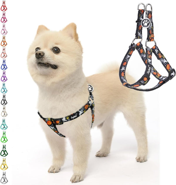 PUPTECK No Pull Dog Harness Soft Adjustable Basic Nylon Step in Puppy Vest Outdoor Walking with ID Tag39