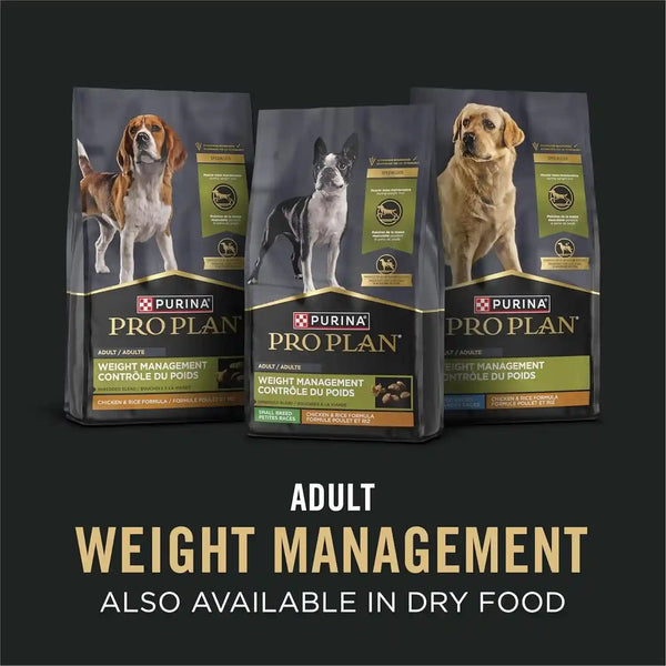 Purina Pro Plan Weight Management Wet Dog Food Turkey and Rice Entree in Gravy - (Pack of 12) 13 Oz. Cans9