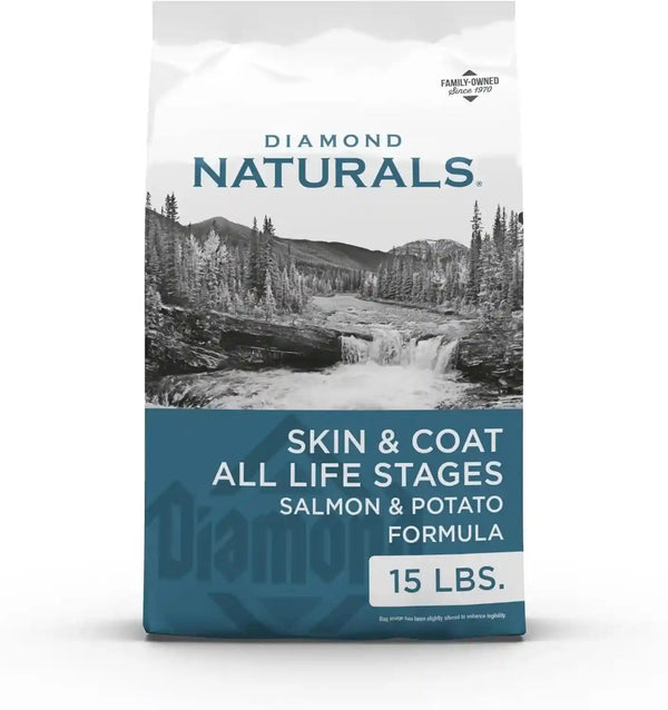 Diamond Naturals Skin & Coat Puppy, Adult & Senior Dry Dog Food Salmon 30Lb | Real Salmon & Potato | Omega Fatty Acids Help Support Healthy Skin & Shiny Coat | Guaranteed Probiotics & Superfoods13