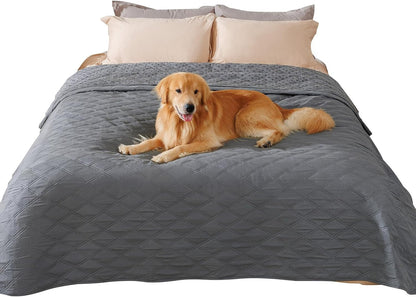 Luciphia 100% Waterproof Couch Cover Blanket for Dogs Anti-Slip Pet Couch Protector Sofa Mat Puppy Cat Blanket with Non-Slip Bottom, Navy Blue, 30X70 Inch22