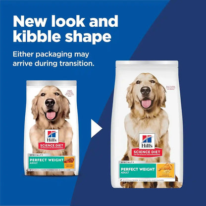 Hill'S Science Diet Adult Perfect Weight Dry Dog Food | #1 Veterinarian Recommended, Chicken & Brown Rice, 25 Lb. Bag2