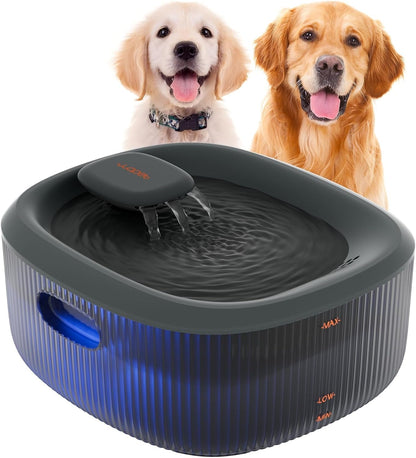 WOPET Dog Water Fountain for Large Dogs, 6L/205Oz/1.6Gal Automatic Dog and Cat Water Fountain, Pet Water Dispenser with 2 Filters, Ultra-Quiet Pump, Great for Large Dogs Cats and Multi-Pet Home1