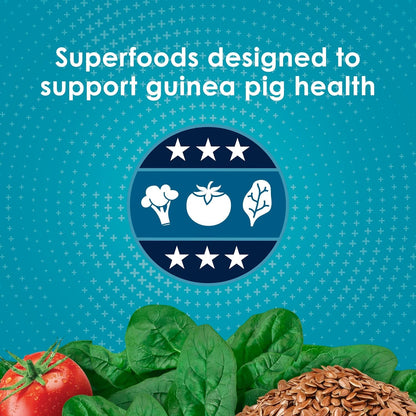 Kaytee Forti-Diet Pro Health Nourish+Protect Guinea Pig Food, Comprehensive Nutrition Backed by Science, Digestive Health, Immune Support, 5 Pounds4