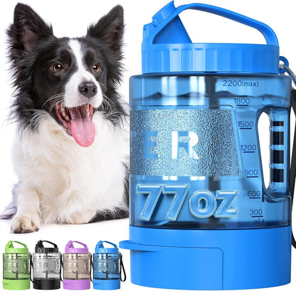 Lesotc Dog Water Bottle, Portable Water Dispenser with Travel Water Bowl, Leak Proof Pet Travel Squeeze Bottle, Puppy Essentials Dog Stuff Accessories for Outdoor Walking, Hiking, Camping10