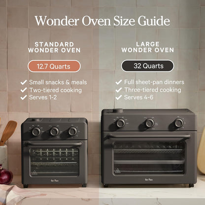 Our Place Wonder Oven, 6-In-1 Air Fryer & Toaster Oven, 2-Rack, 13 Qt | Non-Toxic Air Fryer Toaster Oven Combo; Basket, Wire Rack, Bake Pan, Crumb Tray; Toast, Roast, Bake, Broil, Reheat, Steam8