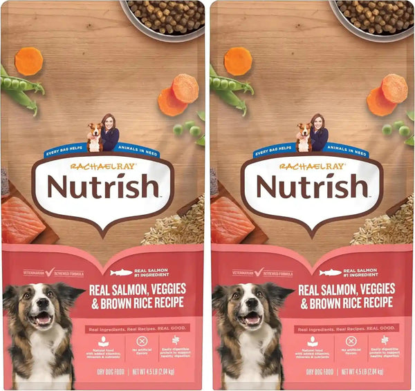 Nutrish Salmon Dry Dog Food, 26 Lb. Bag (Rachael Ray) | Complete & Balanced Nutrition for Small, Medium and Large Breed Adult Dogs, Veterinarian Reviewed Formula12