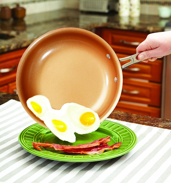 Red Copper 10 PC Copper-Infused Ceramic Non-Stick Cookware Set4