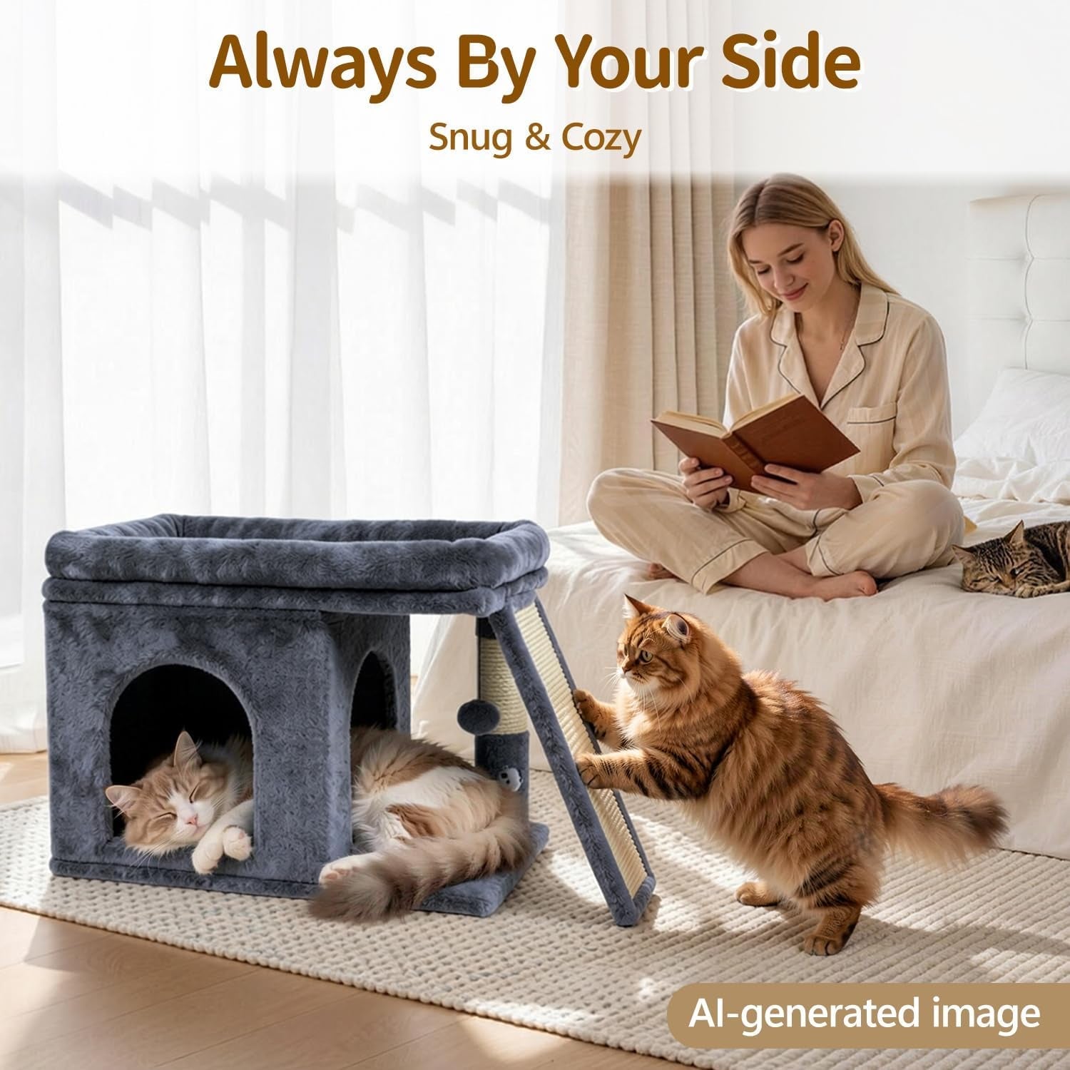 cat-tree-tower-bed-with-scratching-post-for-indoor-cats-dark-gray-modern-heavy-duty-sturdy-small-condo-equipped-with-platform-perch-hideout-ideal-rest-climb-area-for-kittens-large-cats