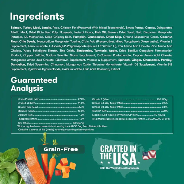 Jinx Grain Free Dry Dog Food - Real Salmon, Sweet Potato & Carrot, 4Lb | Premium Kibble for Digestive Support & Healthy Immunity - No Fillers, All Lifestages (Puppy, Adult & Senior), Breeds & Sizes6