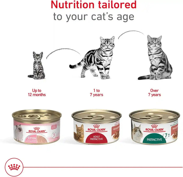 ROYAL CANIN Feline Health Nutrition Adult Instinctive Adult Thin Slices in Gravy Cat Food, 3 Oz (Pack of 24)4