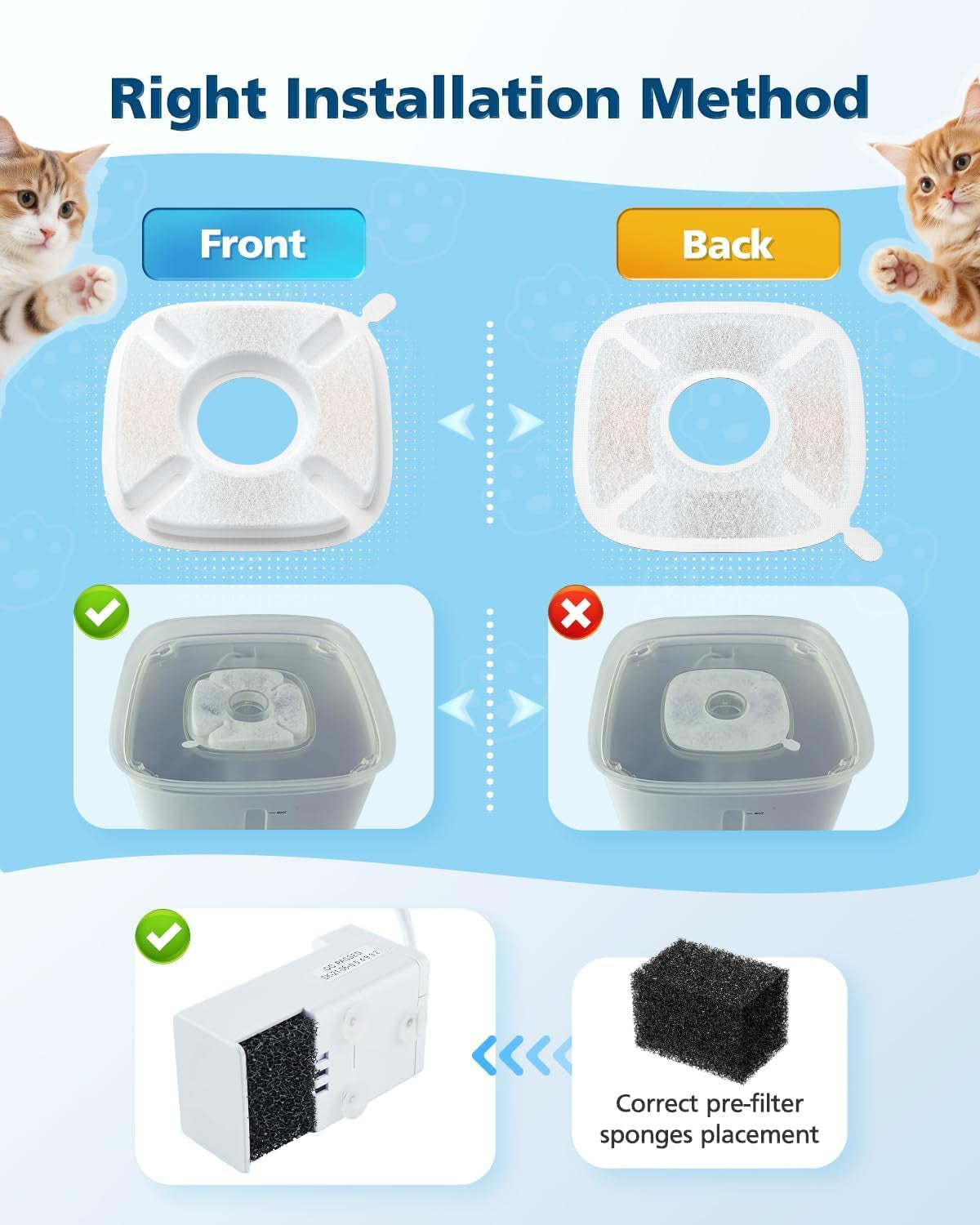 50-pcs-cat-water-fountain-filters-for-veken-95oz-67oz-135oz-pet-fountain-dog-water-fountain-automatic-dog-water-dispenser-25-pcs-pet-fountain-filter-replacement-25-pcs-pre-filter-sponges