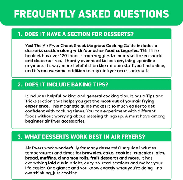 Air Fryer Cheat Sheet Magnets Booklet - Air Fryer Cookbook for Beginners - Air Fryer Liners - Air Fryers Kitchen Gifts Gadgets 2026 - Air Fryer Accessories Cook Books Kitchen+Gadgets Cooking Guide8