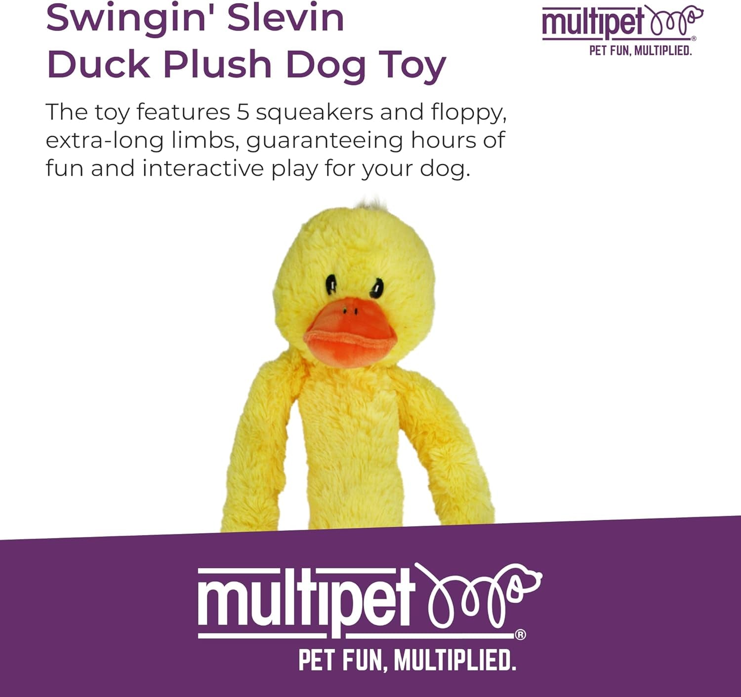 multipets-swingin-slevin-xxl-oversized-30-inch-yellow-duck-plush-dog-toy
