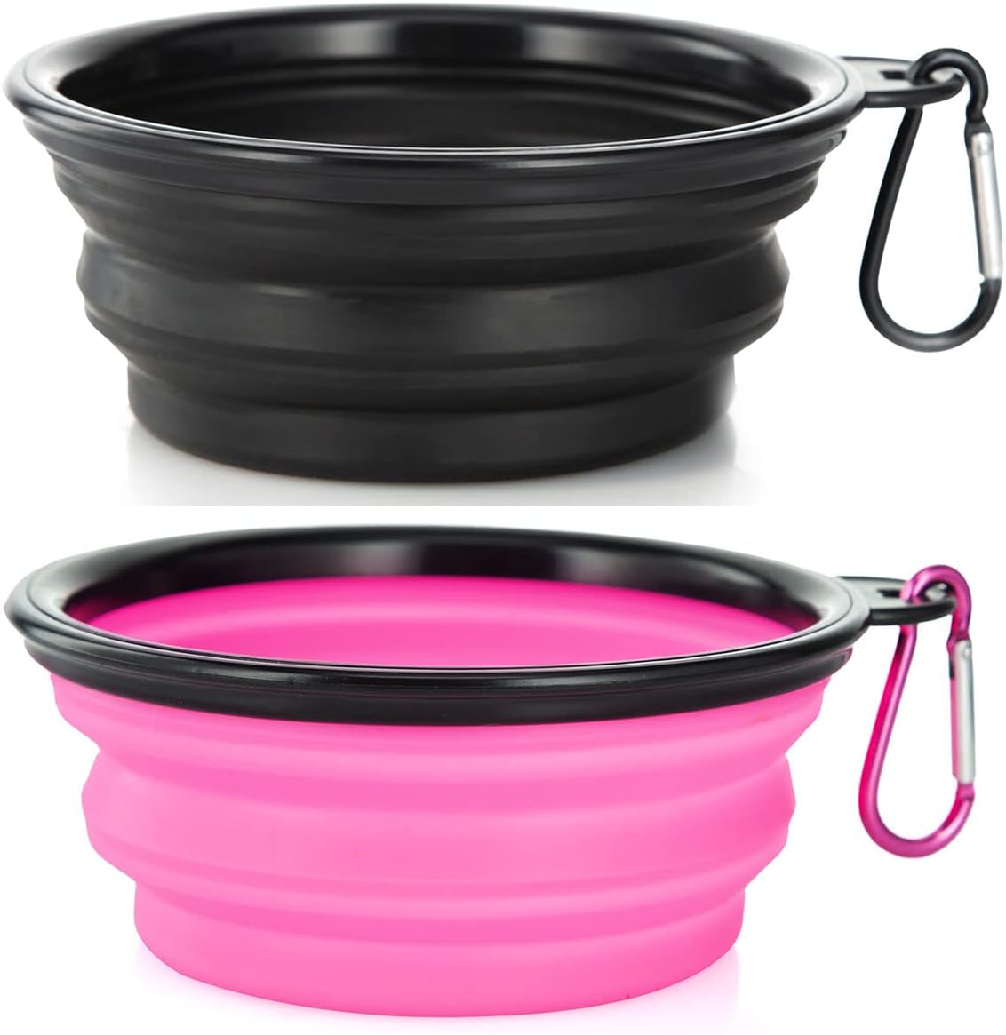 dog-bowl-pet-collapsible-bowls-2-pack-for-cats-dogs-portable-pet-feeding-watering-dish-for-walking-parking-traveling-with-2-carabiners-small-blue-green