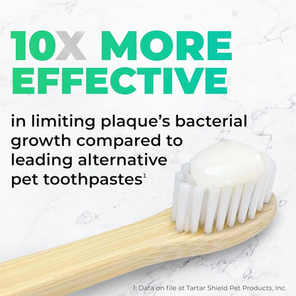 Tartar Shield® Pro Care Dog & Cat Toothpaste, VOHC Accepted, 3 Oz. | Clinically Proven Plaque, Tartar & Halitosis Reduction | Human-Grade Natural Ingredients | Coconut Flavor | Made in the USA2