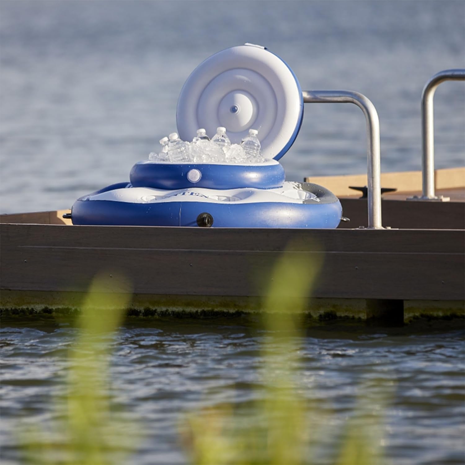 intex-56822ep-mega-chill-inflatable-cooler-removable-ice-chest-5-built-in-cup-holders-2-durable-handles-easy-to-use-connectors-river-run-compatability