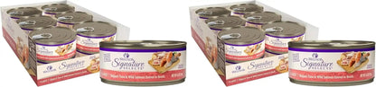 Wellness CORE Signature Selects Flaked Adult Canned Wet Cat Food, Natural, Protein Rich, Grain Free, Skipjack Tuna and Wild Salmon Entrée Recipe, 2.8 Oz, Pack of 12 Cans36