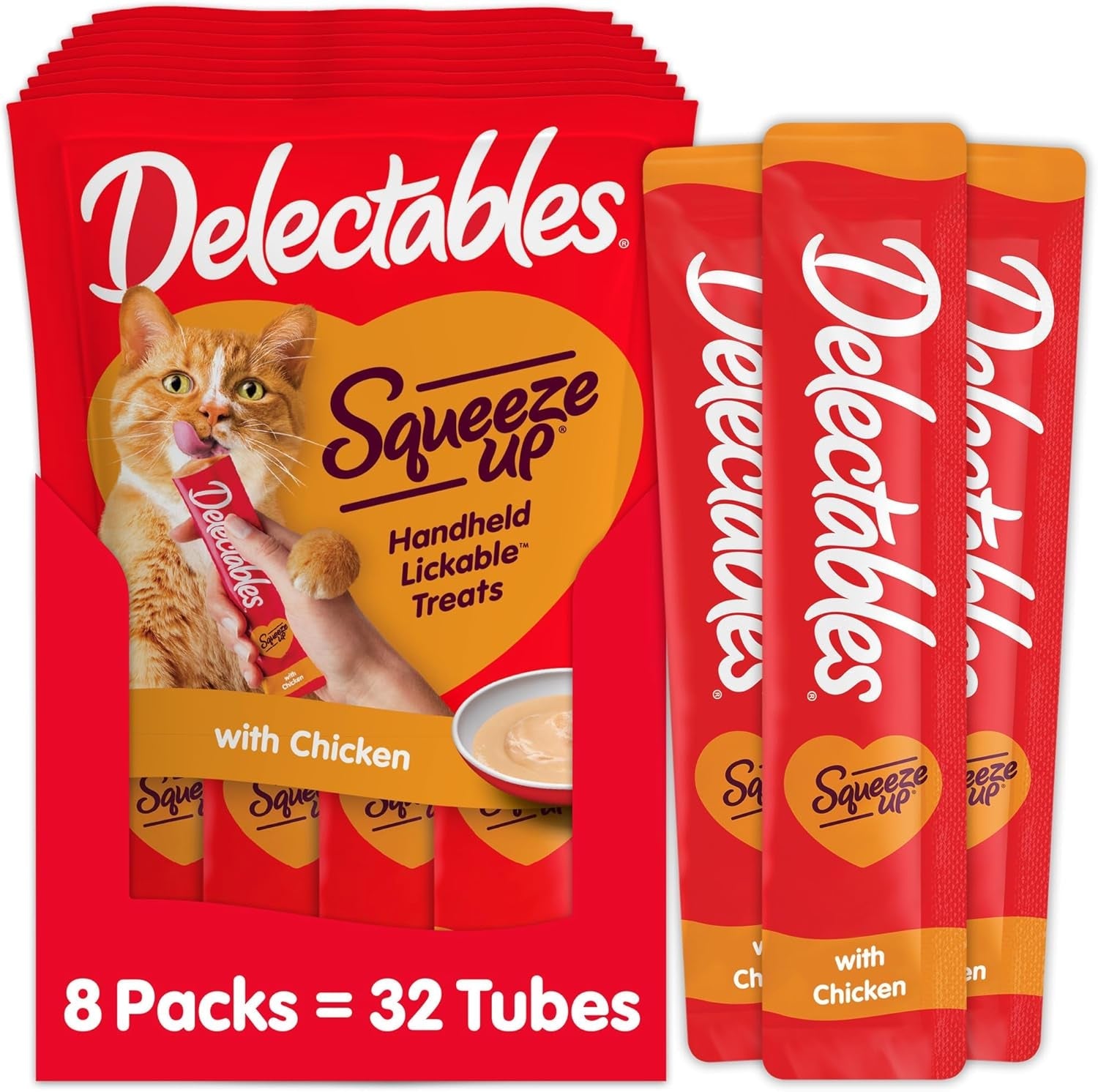 delectables-squeeze-up-creamy-squeezable-puree-lickable-wet-cat-treats-grain-free-no-added-fillers-no-by-products-no-added-preservatives-0-5-ounces-tube-chicken-flavor-32-tubes-total