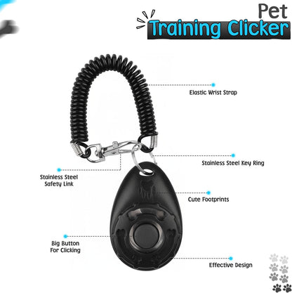 Gentle Leader for Dogs + 2X Free Training Clicker - Essential Gentle Leader | Gentle Leader with Quick-Snap Neck Strap & Nose Loop – Bonus Clickers with Wrist Strap for Leash Training (No-Pull Harness)4