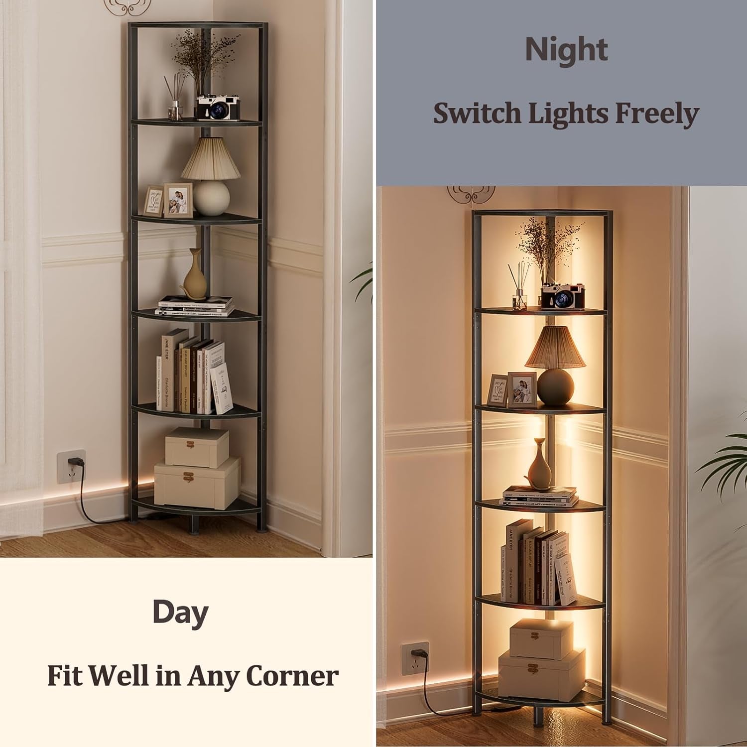6-tier-corner-shelf-with-led-light-67-5-black-narrow-bookshelf-tall-standing-shelf-organizer-storage-rack-for-wall-corner-living-room-bedroom-metal-frame-wood-display-shelf