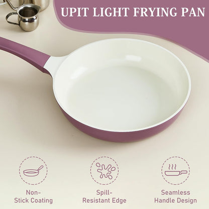 Non Stick Ceramic Wok Pan Skillet | Scratch-Resistant PFOA & PFOS Free Non Toxic Wok for Cooking | Compatible with Induction, Gas & Electric Stovetops (11 Inch)4
